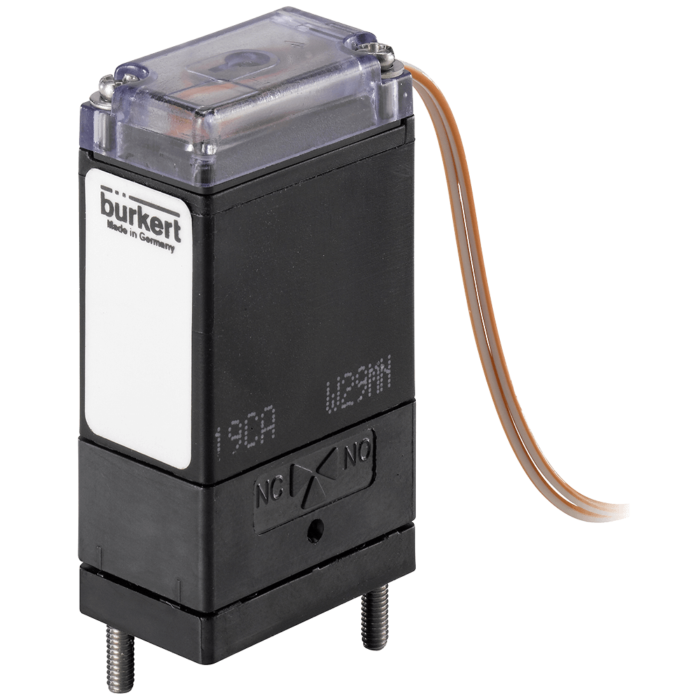 Burkert 2/2 or 3/2-Way Miniature Rocker Solenoid Valve, 127